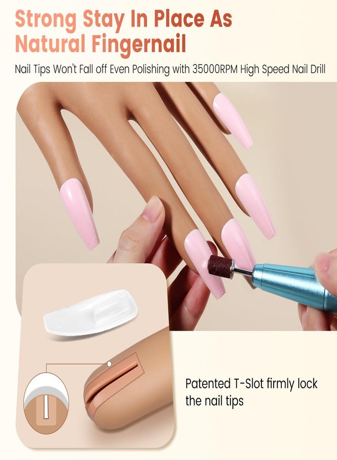 Wilfniee Practice Hand for Acrylic Nails: Nail Tips Won't Fall off From Fake Nail Practice Hand - Flexible Nail Mannequin Hand Practice for Beginners - Image 5